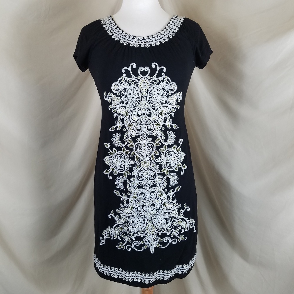 INC International Concepts Embroidered Dress